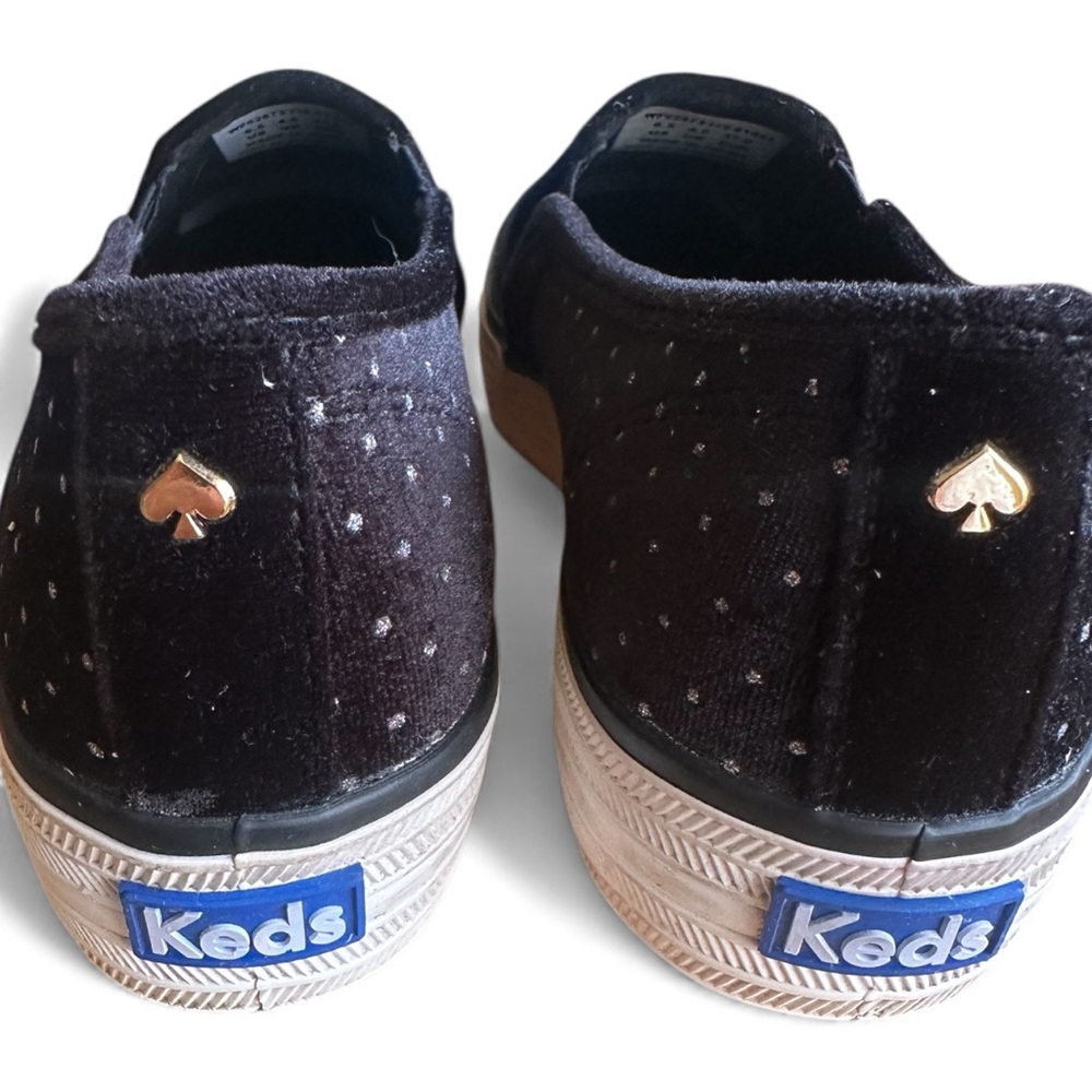 EUC kate spade X Keds Double Decker Quilted Diamond Quilted Sneakers Size 6.5 - Picture 6 of 13